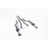 Ligne d'échappement Catback inox MILLTEK Audi RS6 C5 V8 Bi-Turbo Berline/Avant(2002à2004) Embout Chrome