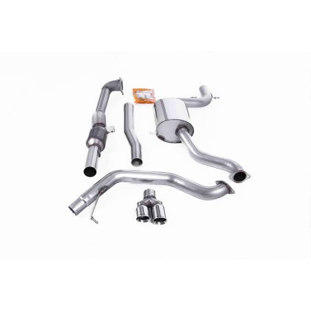 Ligne d'échappement Complète inox MILLTEK VW Jetta Mk6 GLI 2.0 TSI(2011à2014) Embout Chrome Ligne d'échappement Complète inox MILLTEK VW Jetta Mk6 GLI 2.0 TSI(2011à2014) Embout Chrome