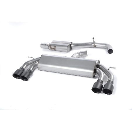 Ligne d'échappement Catback inox MILLTEK Audi S3 8V 3 Portes - Sans FAP(2013à2018) Embout Noir Ligne d'échappement Catback inox MILLTEK Audi S3 8V 3 Portes - Sans FAP(2013à2018) Embout Noir