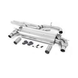 Ligne d'échappement Catback inox MILLTEK Audi RS3 8V Berline 400Ch - Sans FAP(2017à+) Embout Chrome