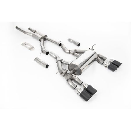 Ligne d'échappement FAP Back inox MILLTEK BMW M4 F82/83 + Competition / CS avec FAP(2019à2020) Embout Carbone Ligne d'échappement FAP Back inox MILLTEK BMW M4 F82/83 + Competition / CS avec FAP(2019à2020) Embout Carbone