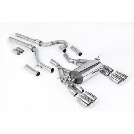Ligne d'échappement Catback inox MILLTEK BMW M3 F80 + Competition (2014à2018) Embout Chrome Ligne d'échappement Catback inox MILLTEK BMW M3 F80 + Competition (2014à2018) Embout Chrome