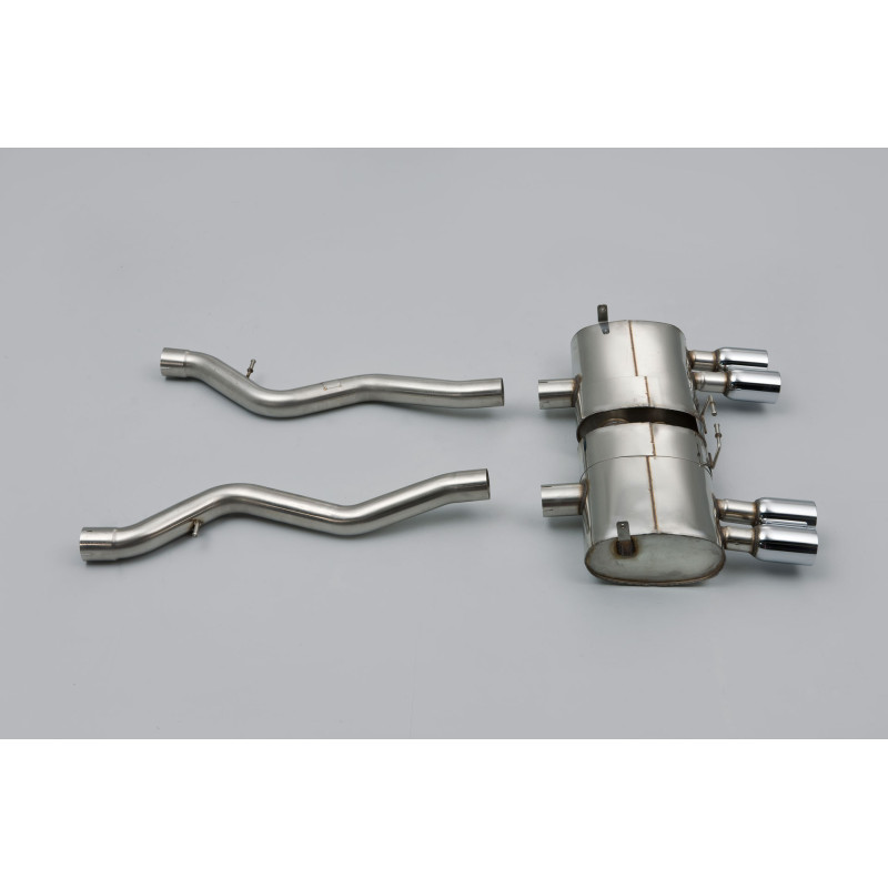 Ligne d'échappement Catback inox MILLTEK BMW M3 E92(2007à2013) Embout Chrome