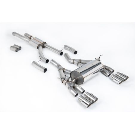 Ligne d'échappement Catback inox MILLTEK BMW M3 F80 + Competition (2014à2018) Embout Chrome Ligne d'échappement Catback inox MILLTEK BMW M3 F80 + Competition (2014à2018) Embout Chrome