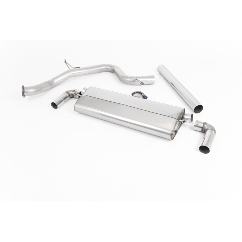 Ligne d'échappement FAP Back inox MILLTEK Seat Leon Cupra 290 3 & 5 Portes -Avec FAP(2019à2020) Embout Chrome