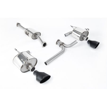 Ligne d'échappement Catback inox MILLTEK Honda S2000 2.0l / 2.2l AP2(2004à2009) Embout Noir Ligne d'échappement Catback inox MILLTEK Honda S2000 2.0l / 2.2l AP2(2004à2009) Embout Noir