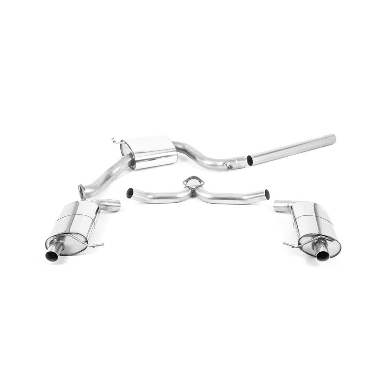 Ligne d'échappement FAP Back inox MILLTEK Skoda Octavia vRS 2.0 TSI 245Ch Hatch/Estate-Avec FAP(2019à2020)