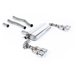 Ligne d'échappement FAP Back inox MILLTEK BMW 128ti F40 5 Portes(2021à+) Embout Chrome