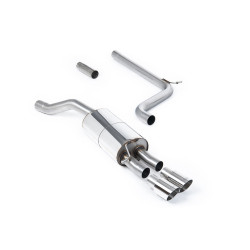 Ligne d'échappement inox FAP Back MILLTEK VW Polo 1.5 TSI AW 5 Portes (2019+) Embout Chrome