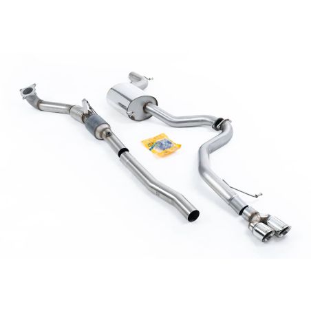 Ligne d'échappement Complète inox MILLTEK VW Jetta Mk6 GLI 2.0 TSI(2011à2014) Embout Chrome Ligne d'échappement Complète inox MILLTEK VW Jetta Mk6 GLI 2.0 TSI(2011à2014) Embout Chrome