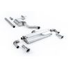 Ligne d'échappement CAT/FAP Back inox MILLTEK VW Golf 7.5 1.5TSI Evo GT & R-Line -Avec/sans FAP(2017à2021) Embout Chrome