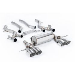 Ligne d'échappement inox FAP Back MILLTEK BMW M2 G87 (2023+) Embout Chrome