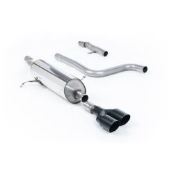 Ligne d'échappement FAP Back inox MILLTEK Ford Fiesta Mk8 1.0T EcoBoost ST-Line (155Ch Hybrid) (2020à+) Embout Chrome