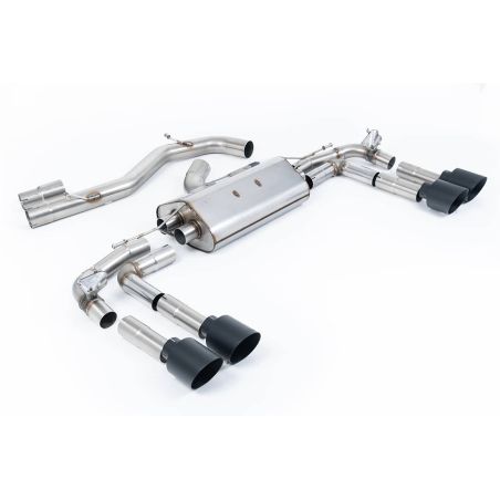 Ligne d'échappement FAP Back inox MILLTEK Audi S3 8Y Berline 310Ch(2020à+) Embout Noir Ligne d'échappement FAP Back inox MILLTEK Audi S3 8Y Berline 310Ch(2020à+) Embout Noir