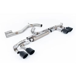 Ligne d'échappement FAP Back inox MILLTEK Audi S3 8Y Sportback 310Ch(2020à+) Embout Noir