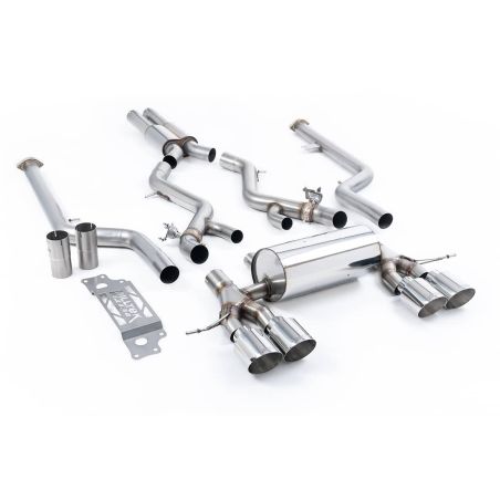 Ligne d'échappement inox CAT Back MILLTEK BMW M2 G87 (2023+) Embout Chrome Ligne d'échappement inox CAT Back MILLTEK BMW M2 G87 (2023+) Embout Chrome