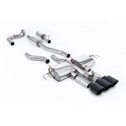Ligne d'échappement inox CAT Back MILLTEK pour HONDA Integra Type S DE5 2,0T 320Ch (2023+)(Soft) Embout Noir