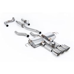 Ligne d'échappement inox CAT Back MILLTEK pour HONDA Integra Type S DE5 2,0T 320Ch (2023+)(Soft) Embout Chrome