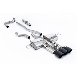 Ligne d'échappement inox CAT Back MILLTEK pour HONDA Integra Type S DE5 2,0T 320Ch (2023+) Embout Noir