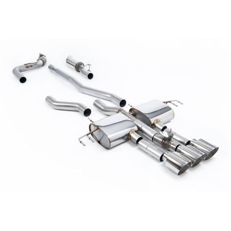 Ligne d'échappement inox CAT Back MILLTEK pour HONDA Integra Type S DE5 2,0T 320Ch (2023+) Embout Chrome