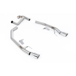 Ligne d'échappement FAP Back inox MILLTEK pour FORD Ranger 2,0 TDCI 205Ch Diesel (2022+) Embout Chrome