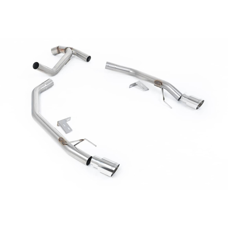 Ligne d'échappement FAP Back inox MILLTEK pour FORD Ranger 2,0 TDCI 205Ch Diesel (2022+) Embout Chrome
