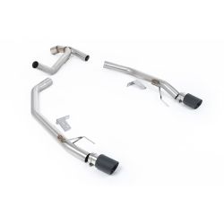 Ligne d'échappement FAP Back inox MILLTEK pour FORD Ranger 2,0 TDCI 205Ch Diesel (2022+) Embout Carbone