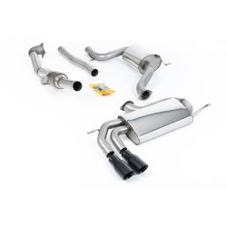 Ligne d'échappement Complète RACE inox MILLTEK VW Golf 5 GTi 2.0T FSI(2004à2009) Embout Noir