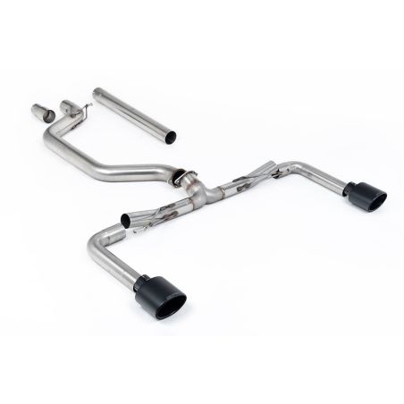 Ligne d'échappement FAP Back inox MILLTEK pour VW Golf 8 GTi Clubsport 300Ch (2021+)(Race) Embout Ovale Noir Ligne d'échappement FAP Back inox MILLTEK pour VW Golf 8 GTi Clubsport 300Ch (2021+)(Race) Embout Ovale Noir