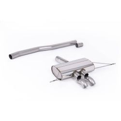 Ligne d'échappement FAP Back inox MILLTEK pour MINI Cooper S F66 204Ch 2.0T B48 (2024+) Embouts OEM