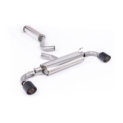 Ligne d'échappement FAP-Back inox MILLTEK pour TOYOTA Yaris GR 1,6T Génération 2 (2024+)(ECE) Embouts Carbone