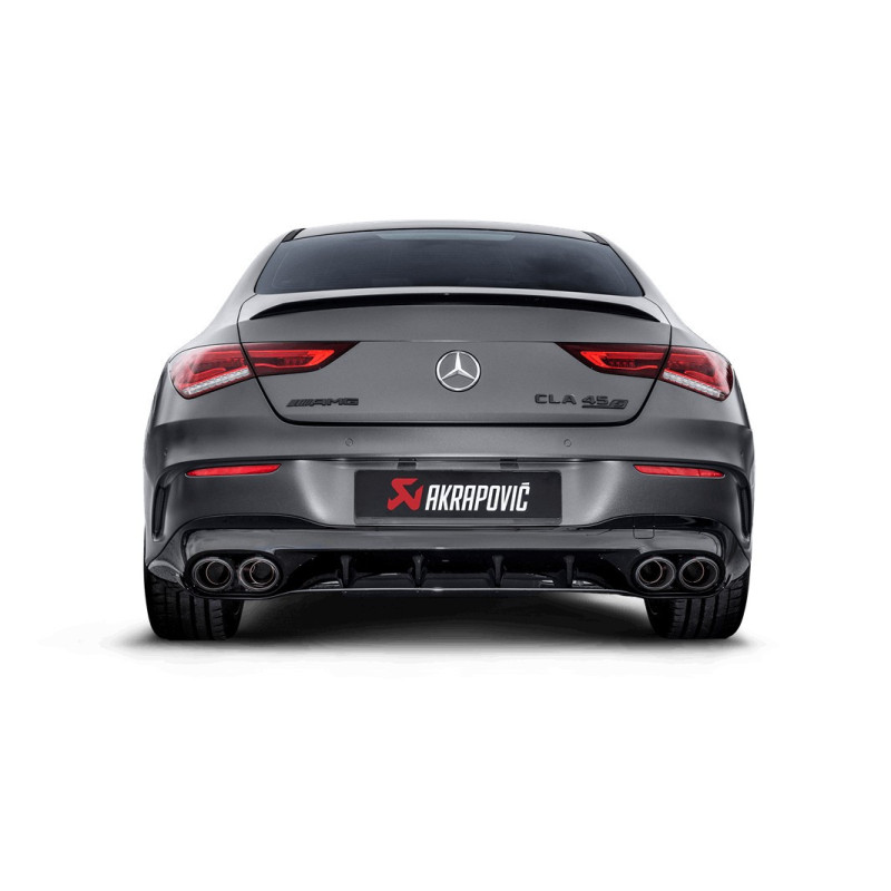 Ligne d'échappement AKRAPOVIC pour Mercedes CLA45S AMG C/X118 (2020+)(2023+) (ECE)