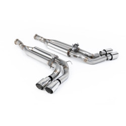 Silencieux d'échappement inox MILLTEK pour Mercedes G63 AMG W463A Avec FAP (2019+) Embout Inox