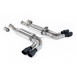 Silencieux d'échappement inox MILLTEK pour Mercedes G63 AMG W465 Avec FAP (2024+) Embout Noir