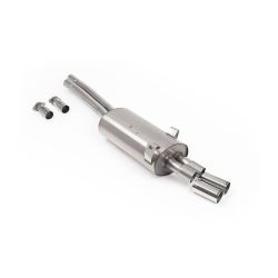 Ligne d'échappement Cat-Back inox MILLTEK pour BMW 325i 328i E36 (1991-1999) Embouts Chrome