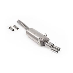 Ligne d'échappement Cat-Back inox MILLTEK pour BMW M3 E36 3.0/3.2 (1992-1999) Embouts Chrome