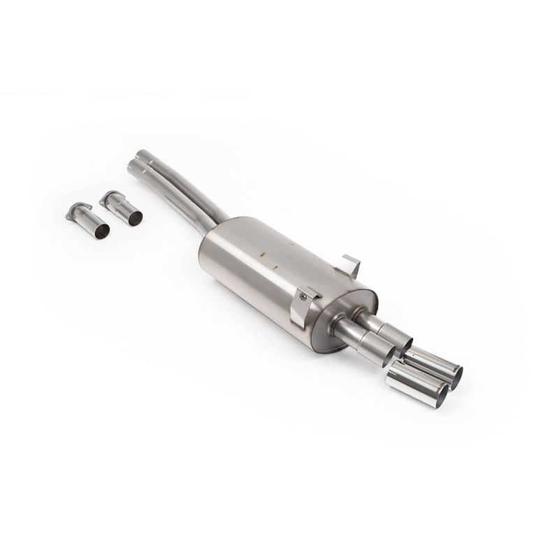 Ligne d'échappement Cat-Back inox MILLTEK pour BMW M3 E36 3.0/3.2 (1992-1999) Embouts Chrome