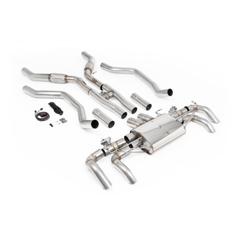 Ligne d'échappement FAP Back inox MILLTEK pour RANGE ROVER Vogue P530 4.4 V8 L460 LWB NC10 (2022-2023)