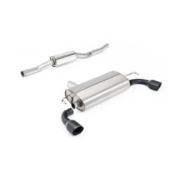 Ligne d'échappement Catback inox MILLTEK pour VW Golf 4 R32 3.2 V6 4WD (2002-2005) Embout Noir V2