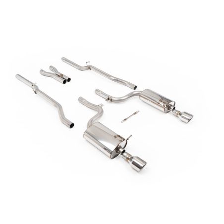 Ligne d'échappement Catback inox MILLTEK Audi S4 B6 4.2 V8 Quattro Berline/Avant/Cabriolet(2003à2005) Embout Chrome Ligne d'échappement Catback inox MILLTEK Audi S4 B6 4.2 V8 Quattro Berline/Avant/Cabriolet(2003à2005) Embout Chrome