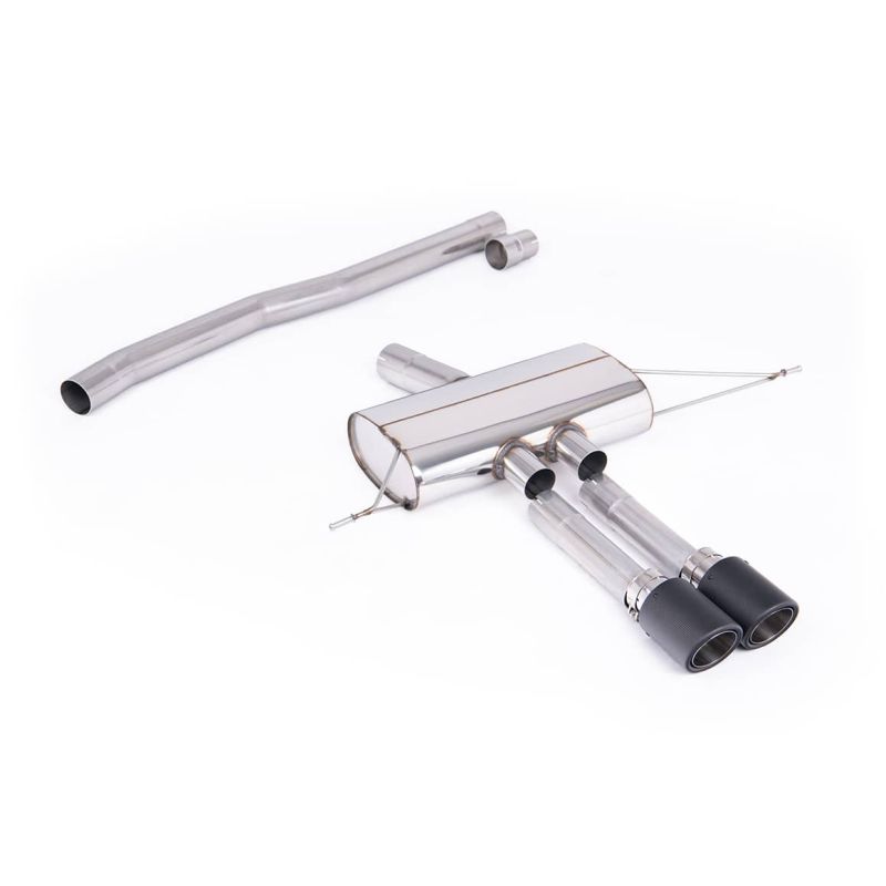 Ligne d'échappement FAP Back inox MILLTEK pour MINI Cooper S F66 204Ch 2.0T B48 (2024+) Embouts Carbone