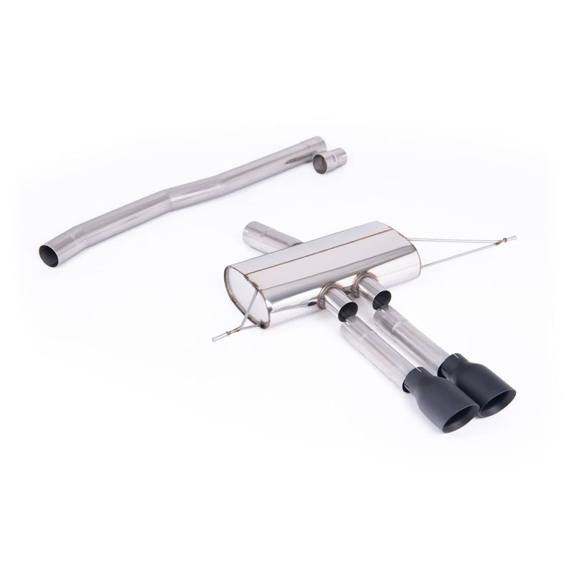 Ligne d'échappement FAP Back inox MILLTEK pour MINI Cooper S F66 204Ch 2.0T B48 (2024+) Embouts Noir