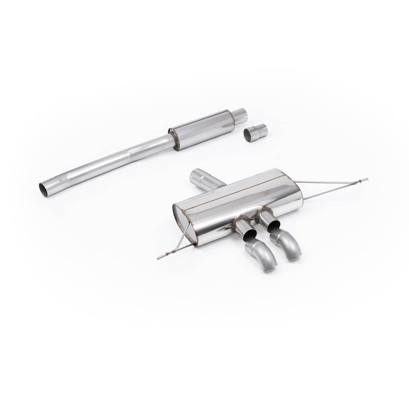 Ligne d'échappement FAP Back inox MILLTEK pour MINI Cooper S F66 204Ch 2.0T B48 (2024+) Embouts OEM