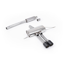 Ligne d'échappement FAP Back inox MILLTEK pour MINI Cooper S F66 204Ch 2.0T B48 (2024+) Embouts Carbone