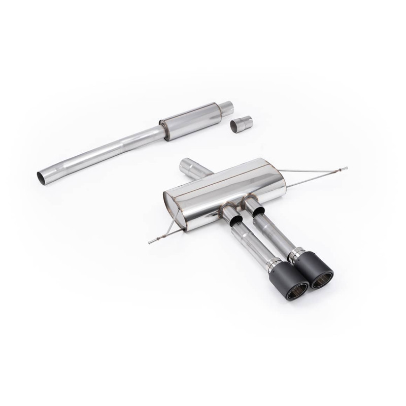 Ligne d'échappement FAP Back inox MILLTEK pour MINI Cooper S F66 204Ch 2.0T B48 (2024+) Embouts Carbone