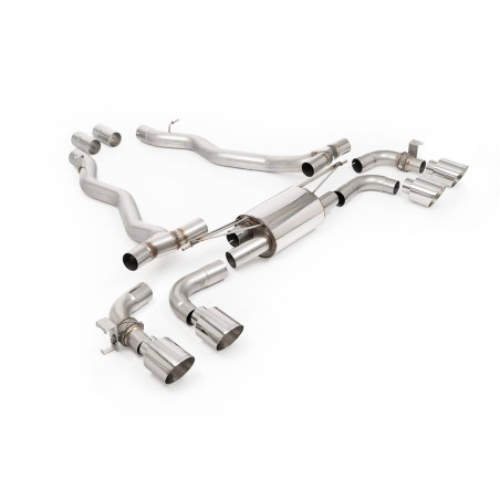 Silencieux d'échappement inox MILLTEK pour BMW M5 G90 G99 (2025+) Embout Chrome Silencieux d'échappement inox MILLTEK pour BMW M5 G90 G99 (2025+) Embout Chrome