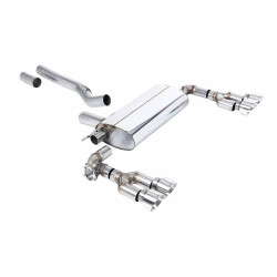 Ligne d'échappement Fap-Back inox MILLTEK pour BMW M135ix F70 (2024+) Embouts Chrome