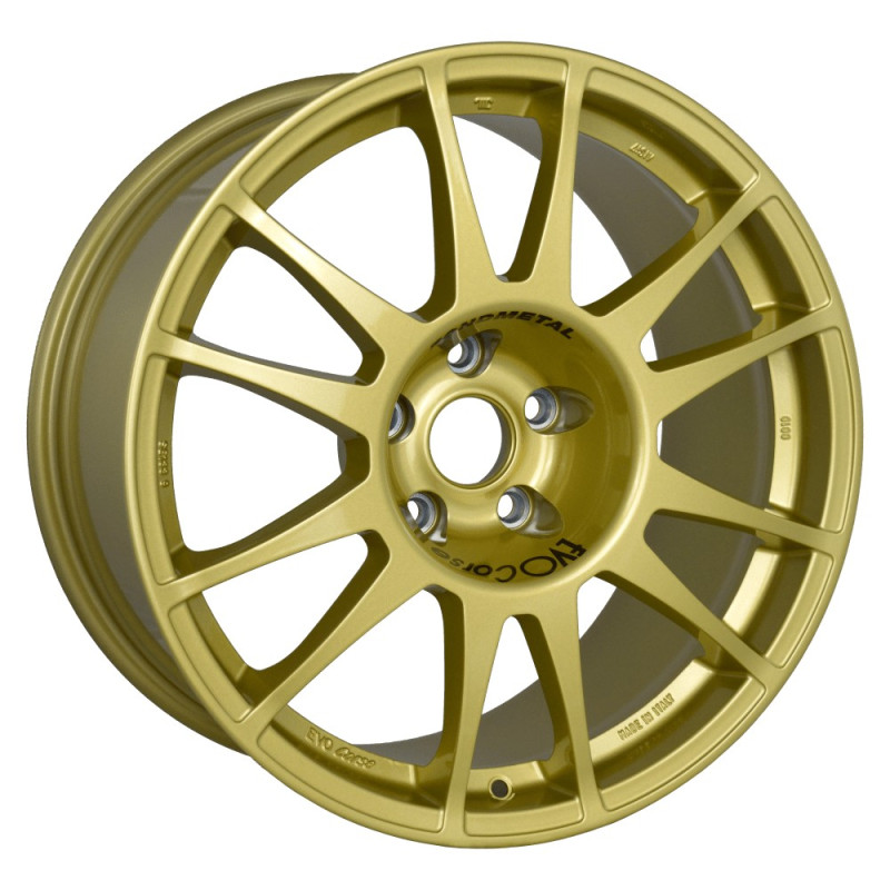 4 Jantes EVO Corse Pista 18" pour Alpine A110, A110 S et A110 R (Gold)
