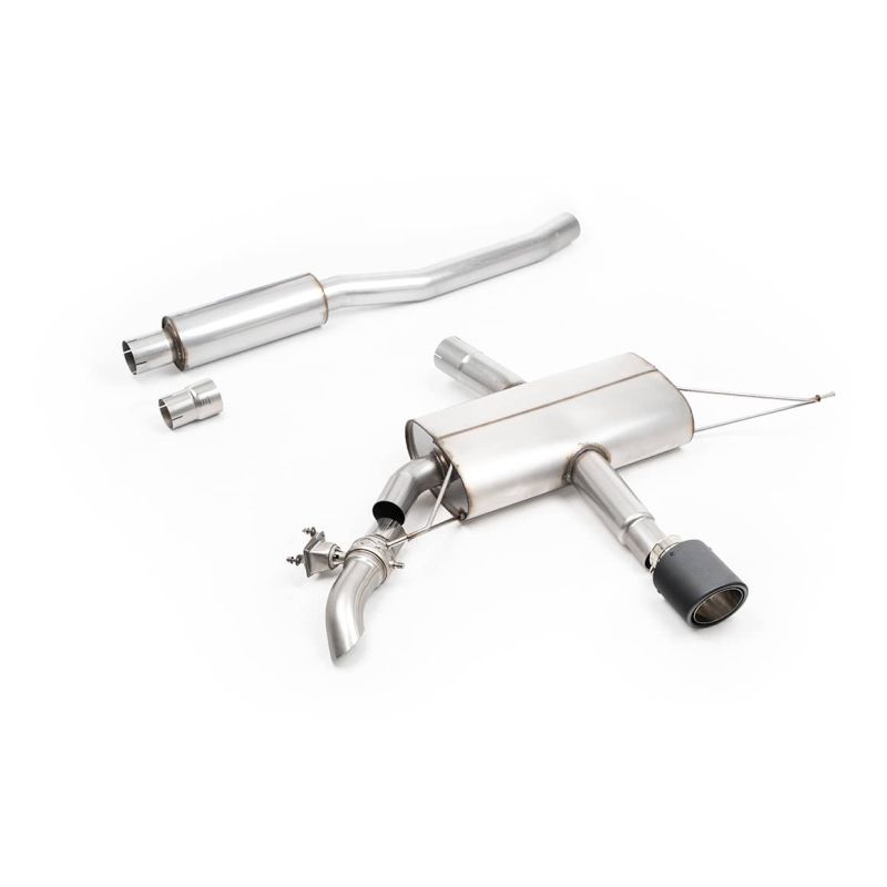 Ligne d'échappement FAP-Back inox MILLTEK pour MINI Cooper JCW F66 231Ch 2.0T (2024+) Embouts Carbone