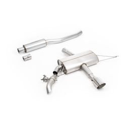 Ligne d'échappement FAP-Back inox MILLTEK pour MINI Cooper JCW F66 231Ch 2.0T (2024+) Embouts Chrome